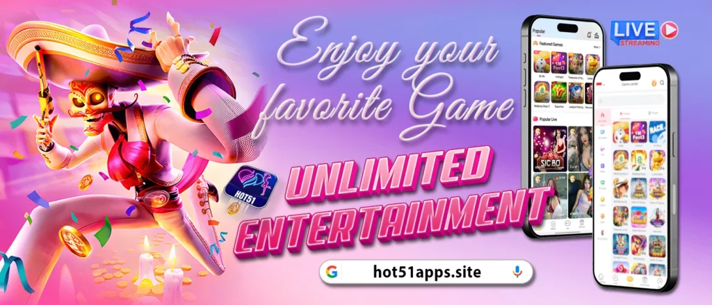 HOT51 apk mod casino and live stream