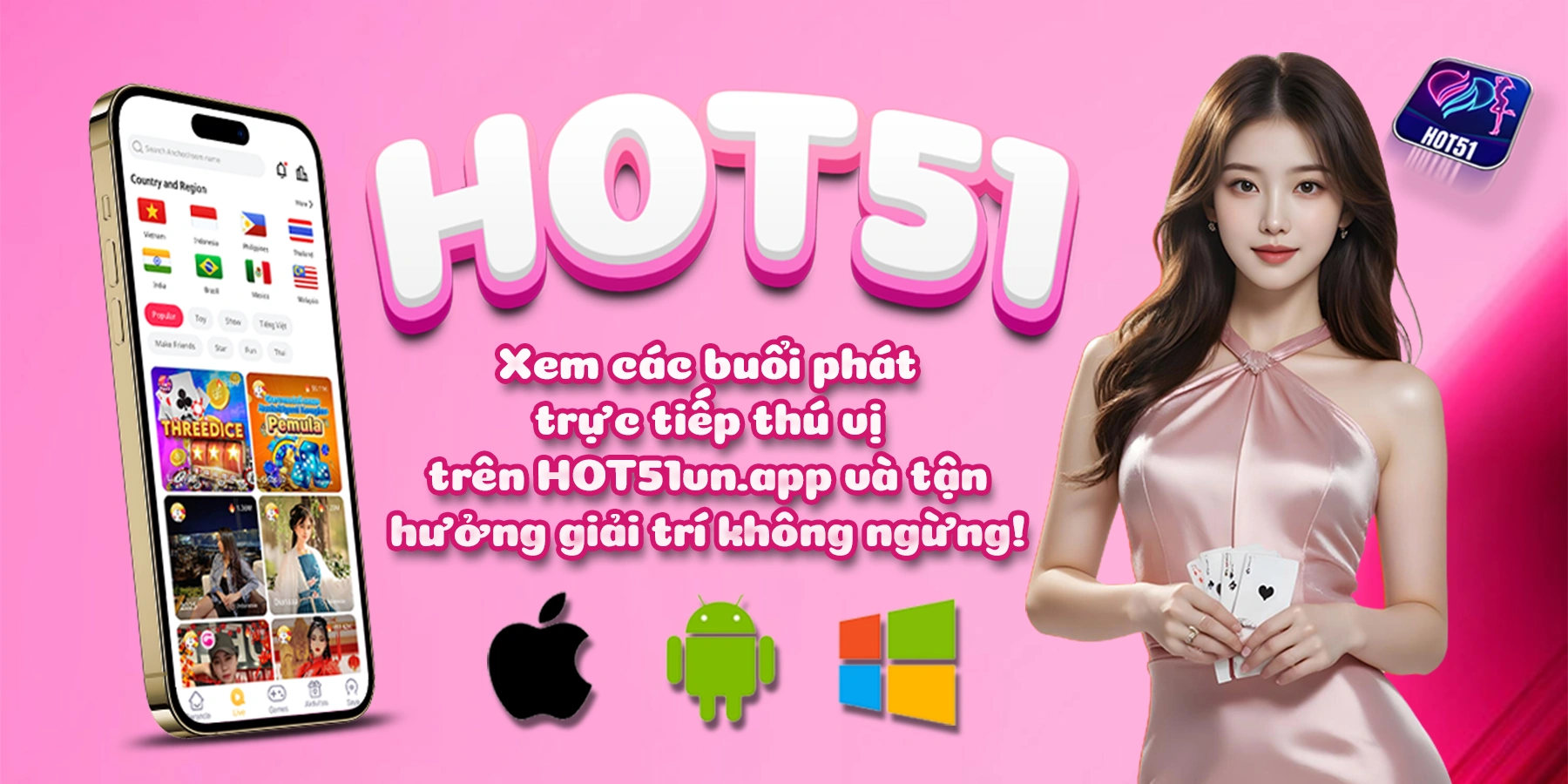 You are currently viewing Tải Hot51 APK: Trải Nghiệm Giải Trí Trực Tuyến với Hot51 Live và Hot51 Casino Live